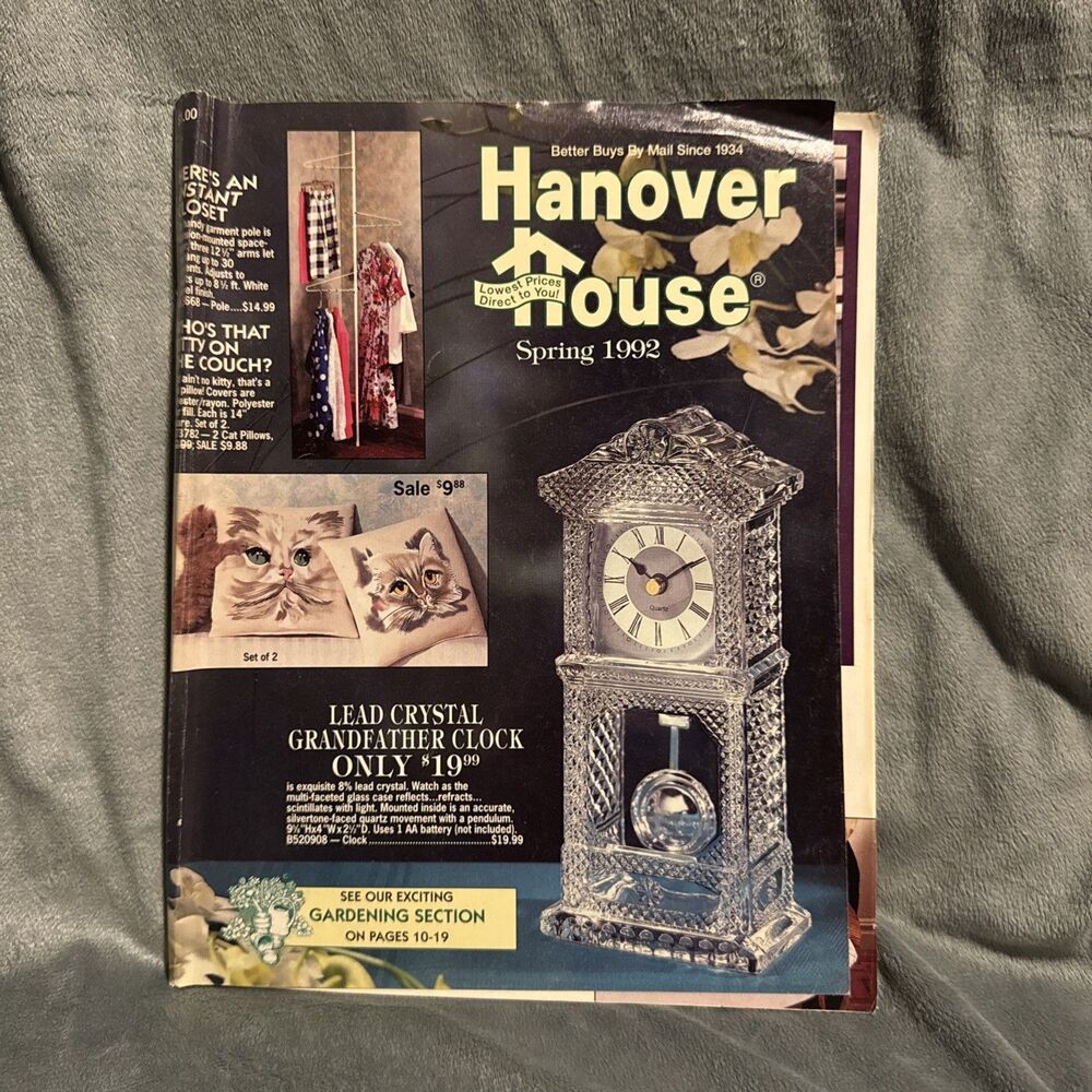 Vintage Spring 1992 Better Buys By Mail Hanover House Mail Order Catalog